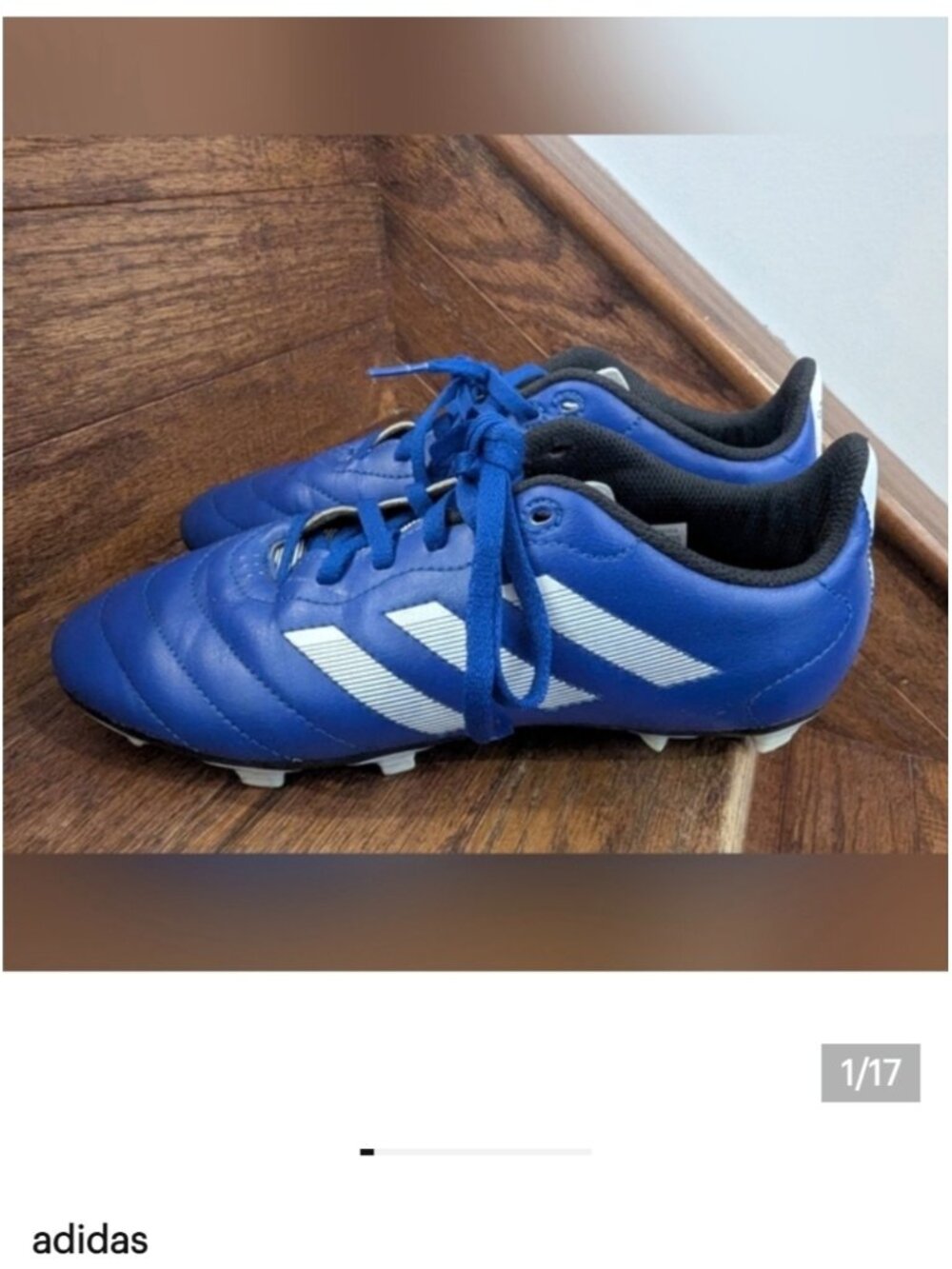 Adidas Goletto VIII Firm Ground Junior Soccer Cleats Size 6 Youth Unisex
